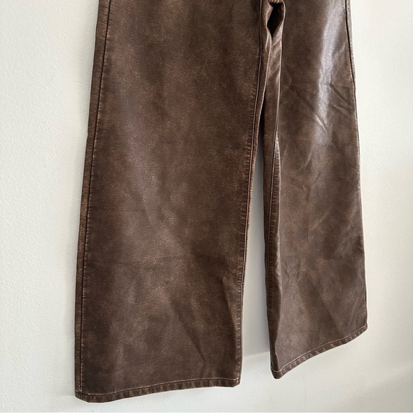 NWOT We The Free Brown Wide Leg Jeans - Picture 10 of 12